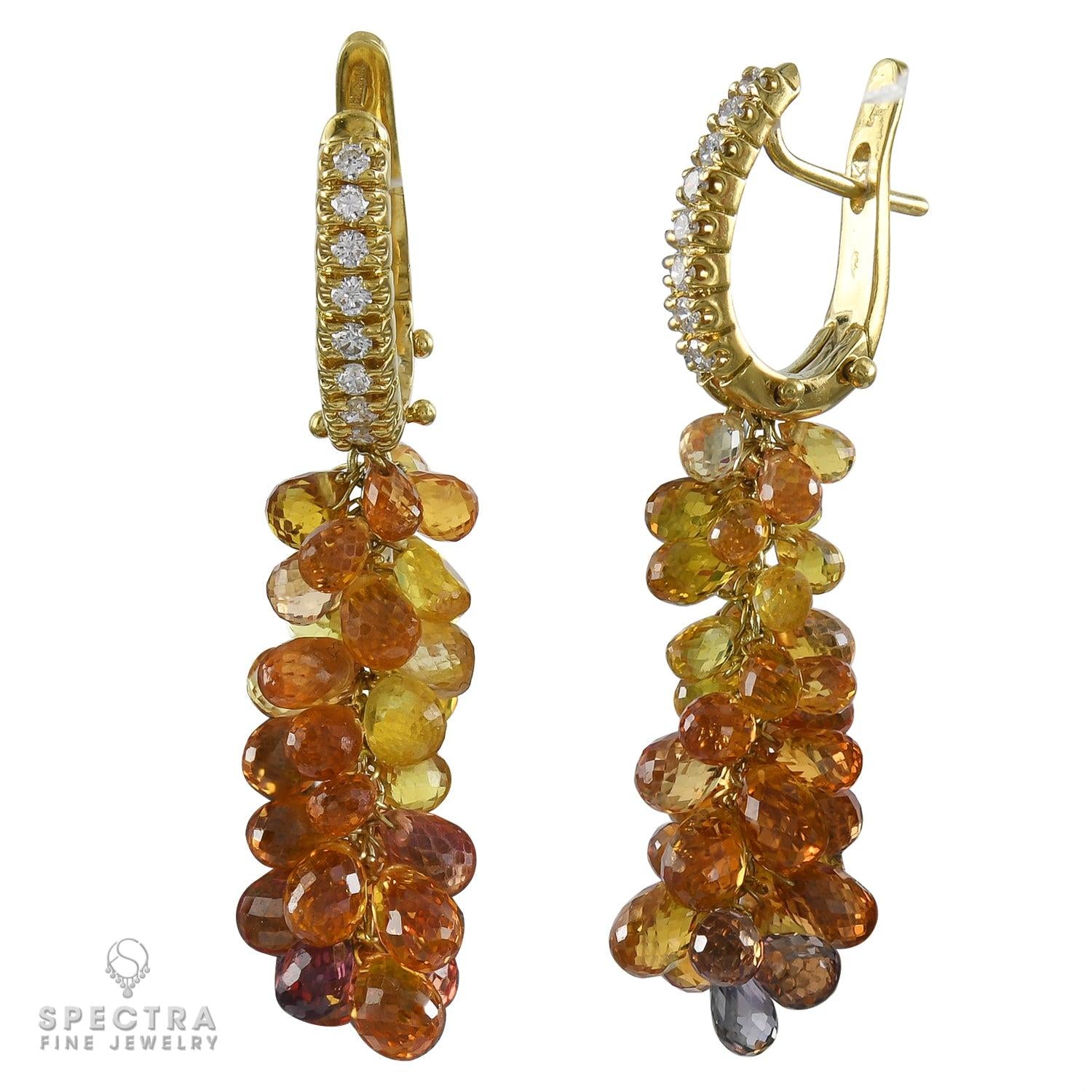 Adamas Milano Diamond Necklace Drop Earrings Demi Parure Suite