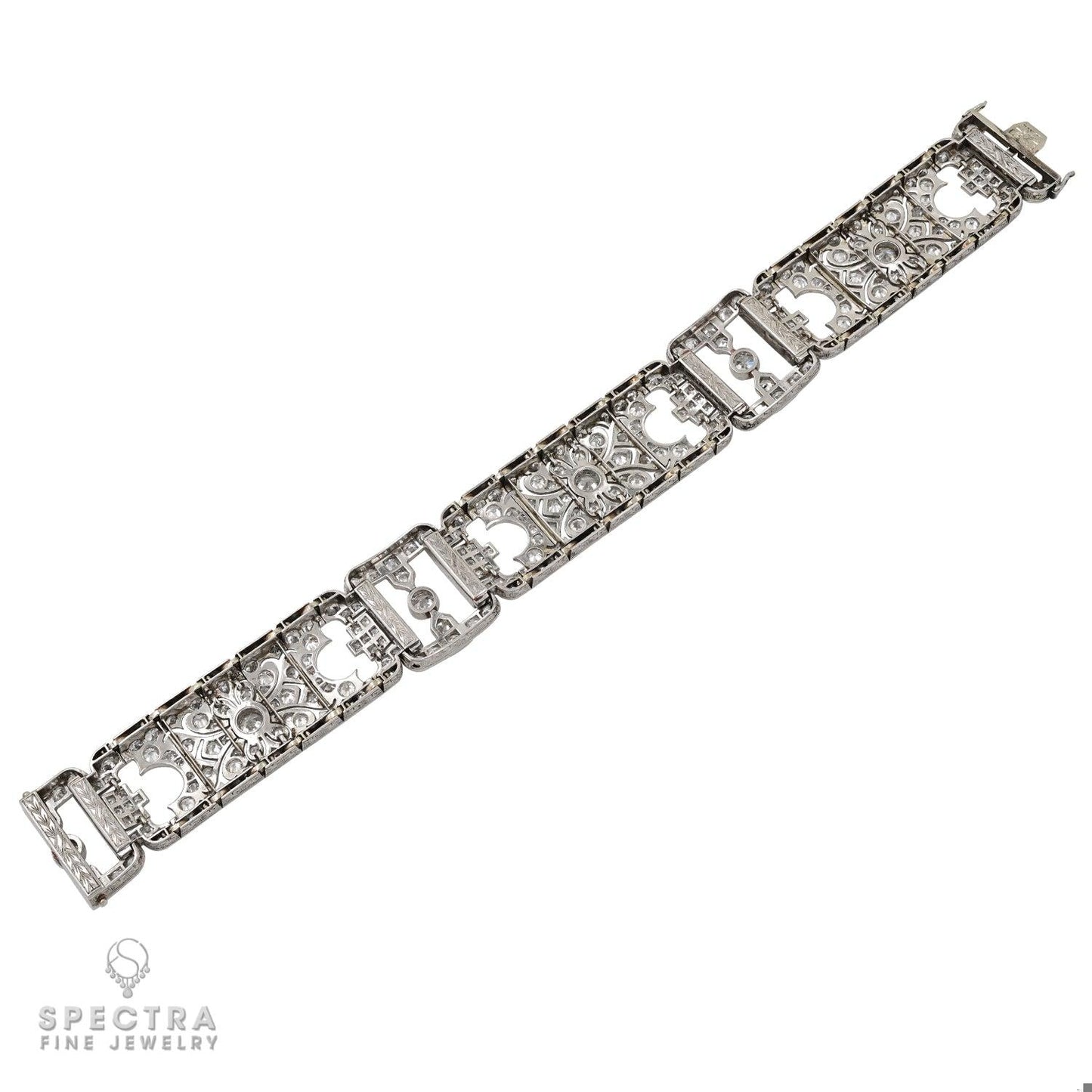 Art Deco Diamond Platinum Bracelet