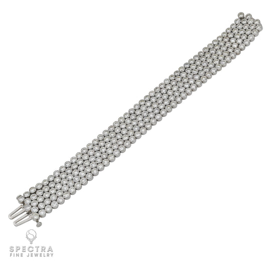 Five Row Round Diamond Bracelet | Spectra Fine Jewelry