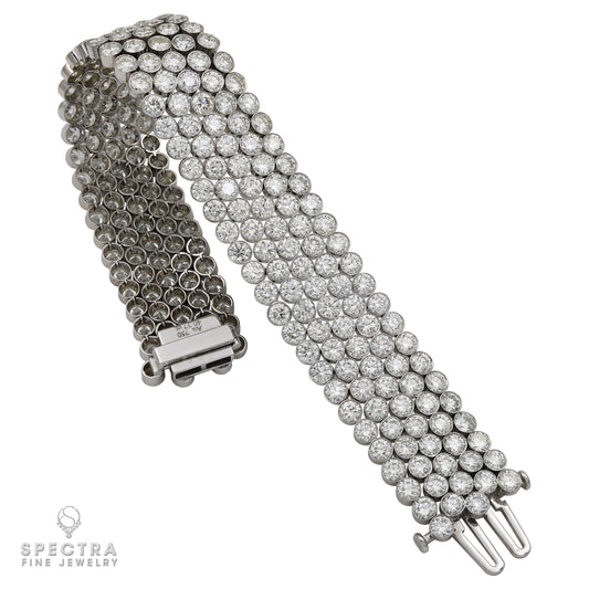 Five Row Round Diamond Bracelet | Spectra Fine Jewelry