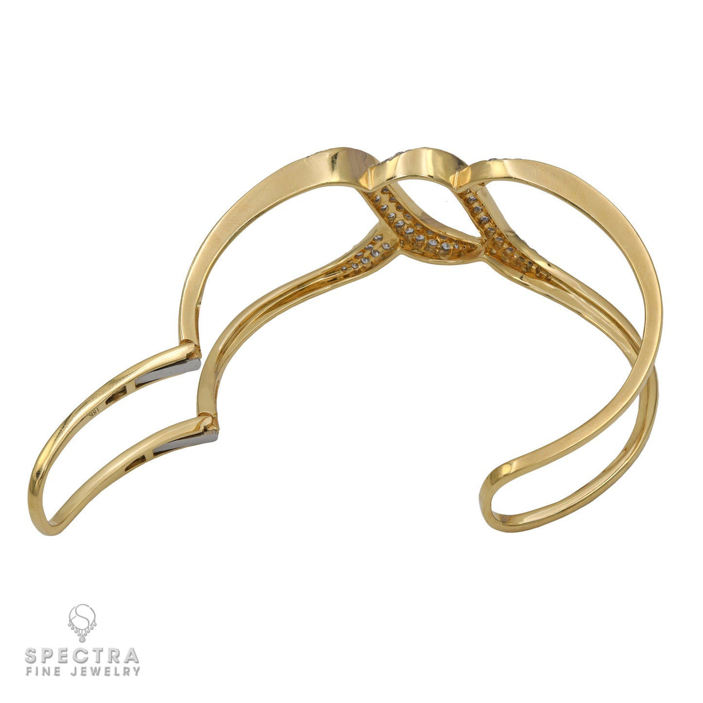 18k Yellow Gold Bracelet with 2.31 Carat Diamond