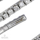 Salavetti Contemporary Flexible Diamond Coil Bangle Bracelet