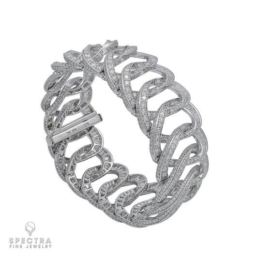 Spectra Fine Jewelry Diamond Pave Open Link Bracelet