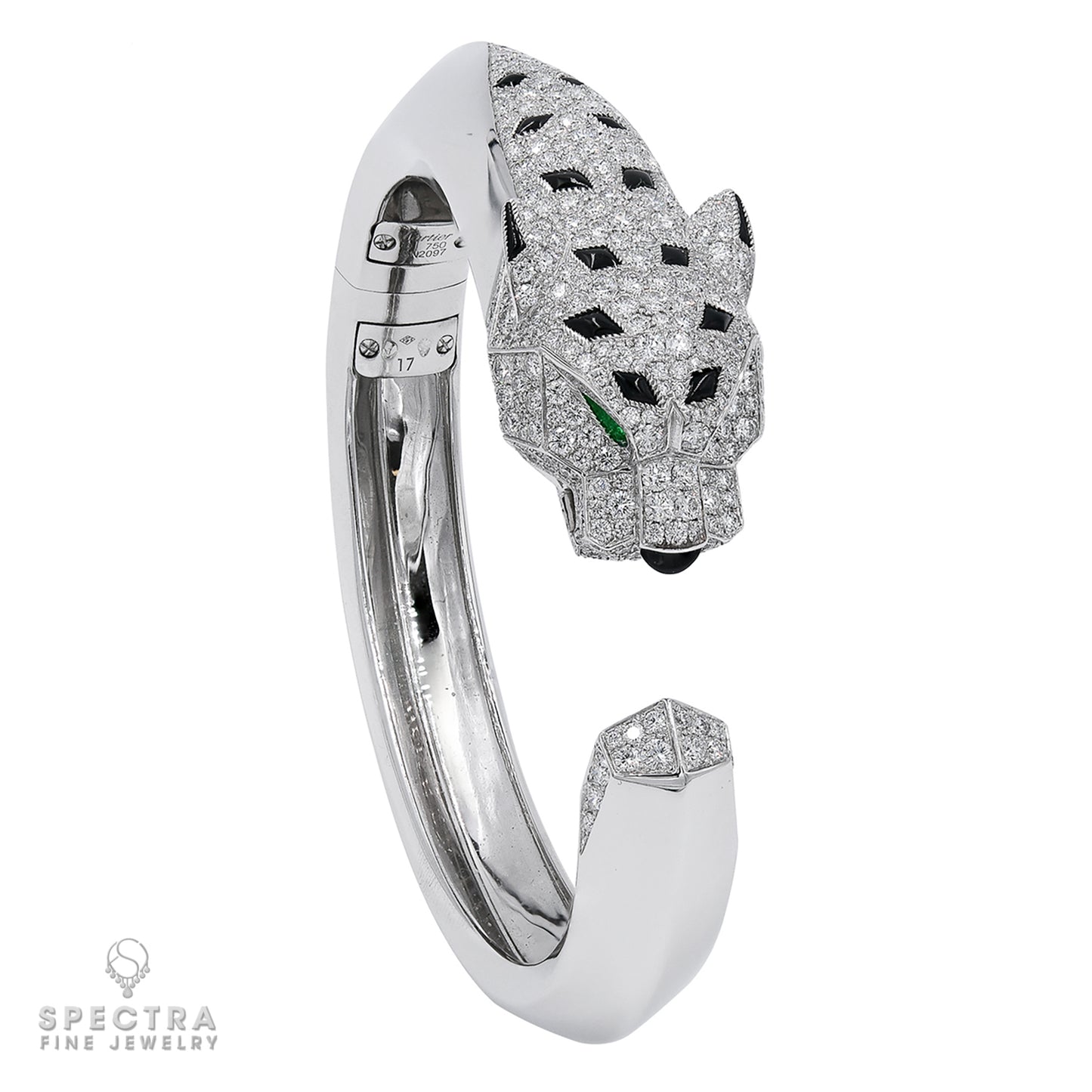 Panthère de Cartier Diamond Emerald Onyx Emerald Bracelet