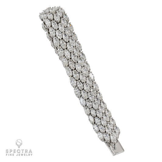 Spectra Fine Jewelry Diamond Marquise Articulated Bracelet