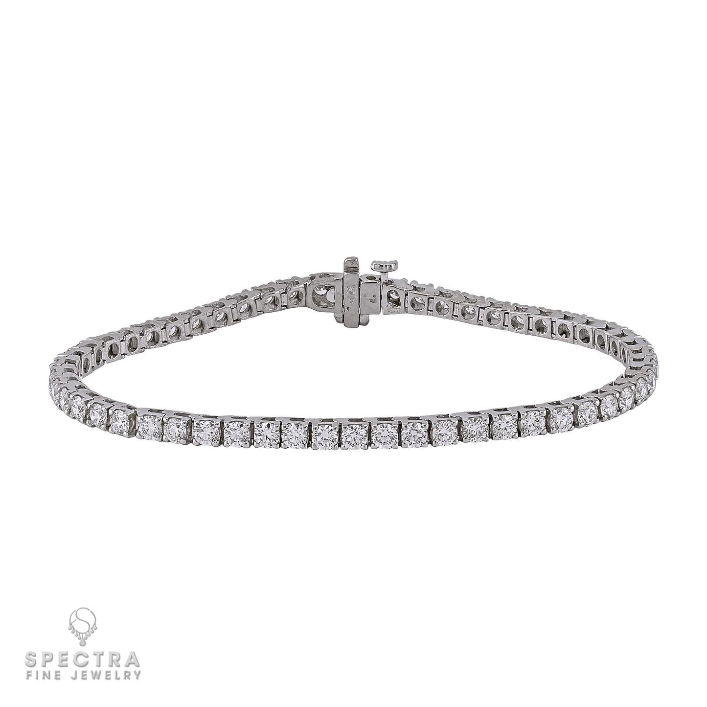 13.0 ct. Diamond Tennis Bracelet in 14K White Gold