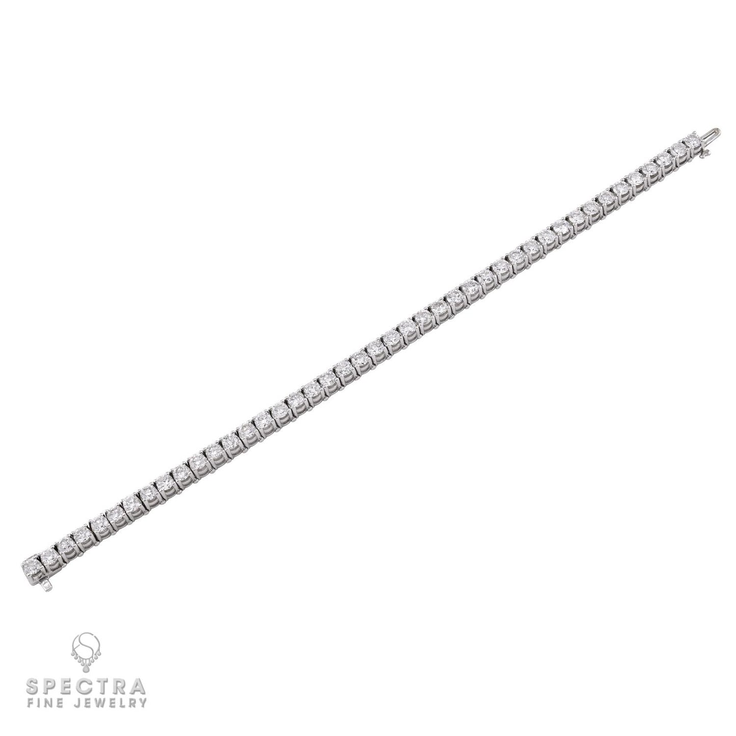 13.0 ct. Diamond Tennis Bracelet in 14K White Gold
