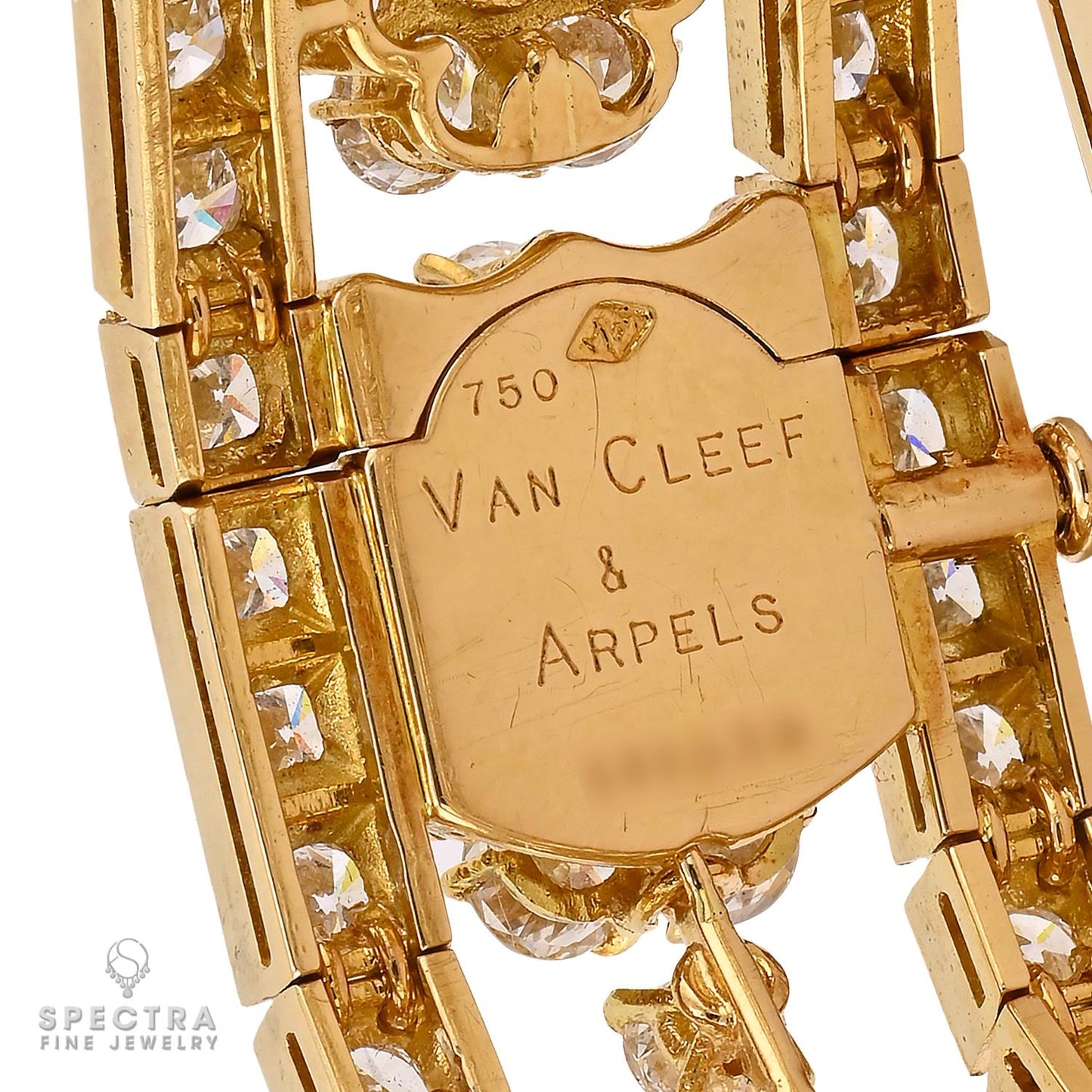 Van Cleef & Arpels Diamond 'Valenciennes' Bracelet in 18K Yellow Gold, 27.0 cts.