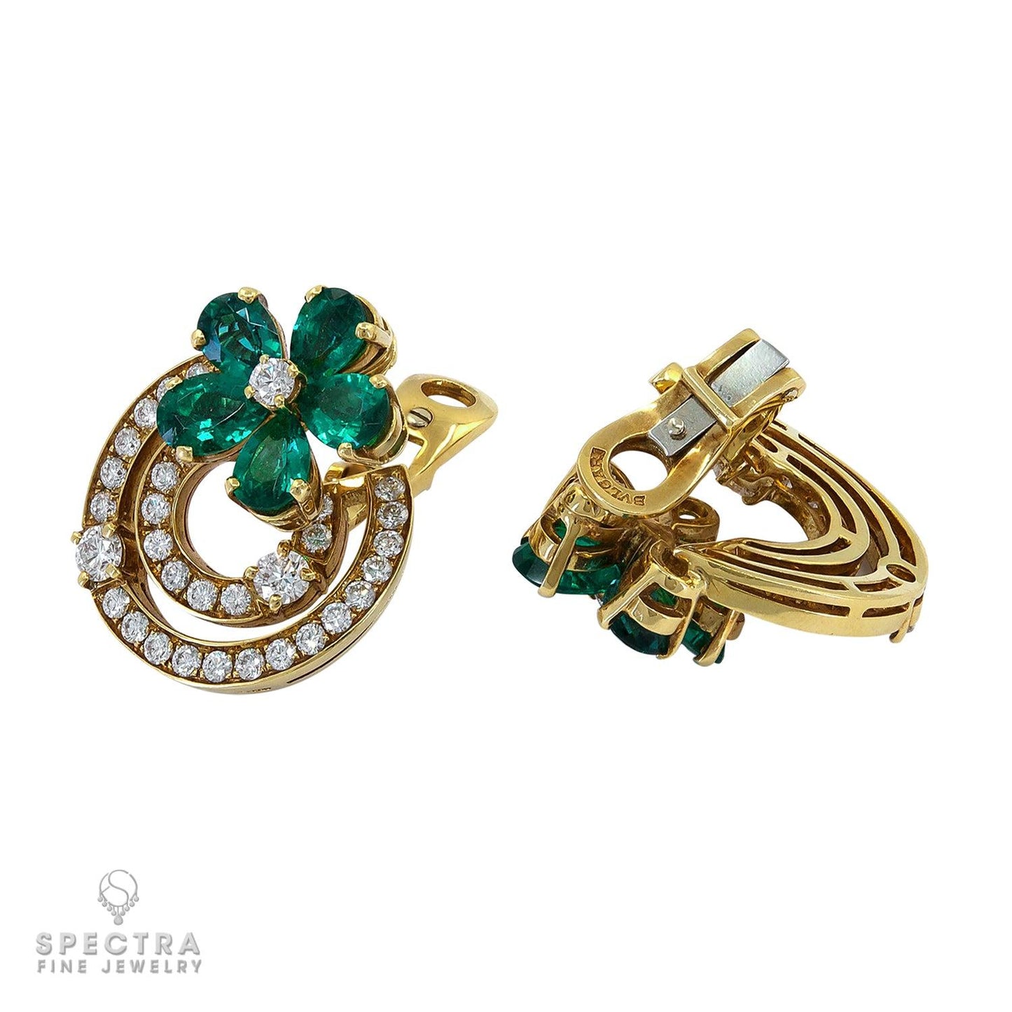 Bulgari Contemporary Diamond Emerald Parure Suite