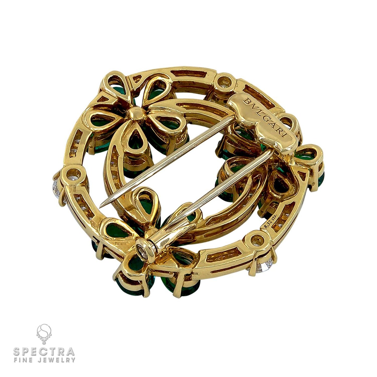 Bulgari Contemporary Diamond Emerald Parure Suite