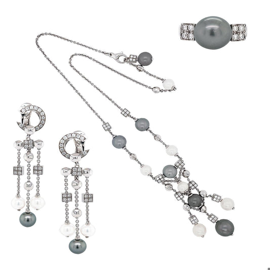 Bulgari Diamond and Pearl Demi-Parure: A Stunning Art Deco Tribute