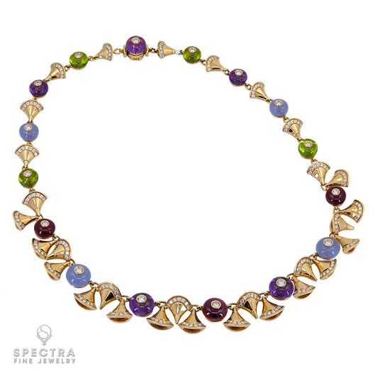 Bulgari's Divas' Dream Colored Gem Necklace