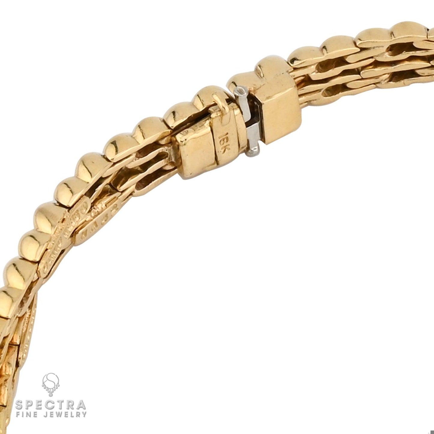 David Webb Diamond 18k Yellow Gold and Platinum Necklace