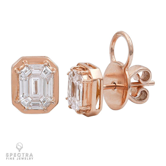 Spectra Fine Jewelry Diamond Illusion Stud Earrings