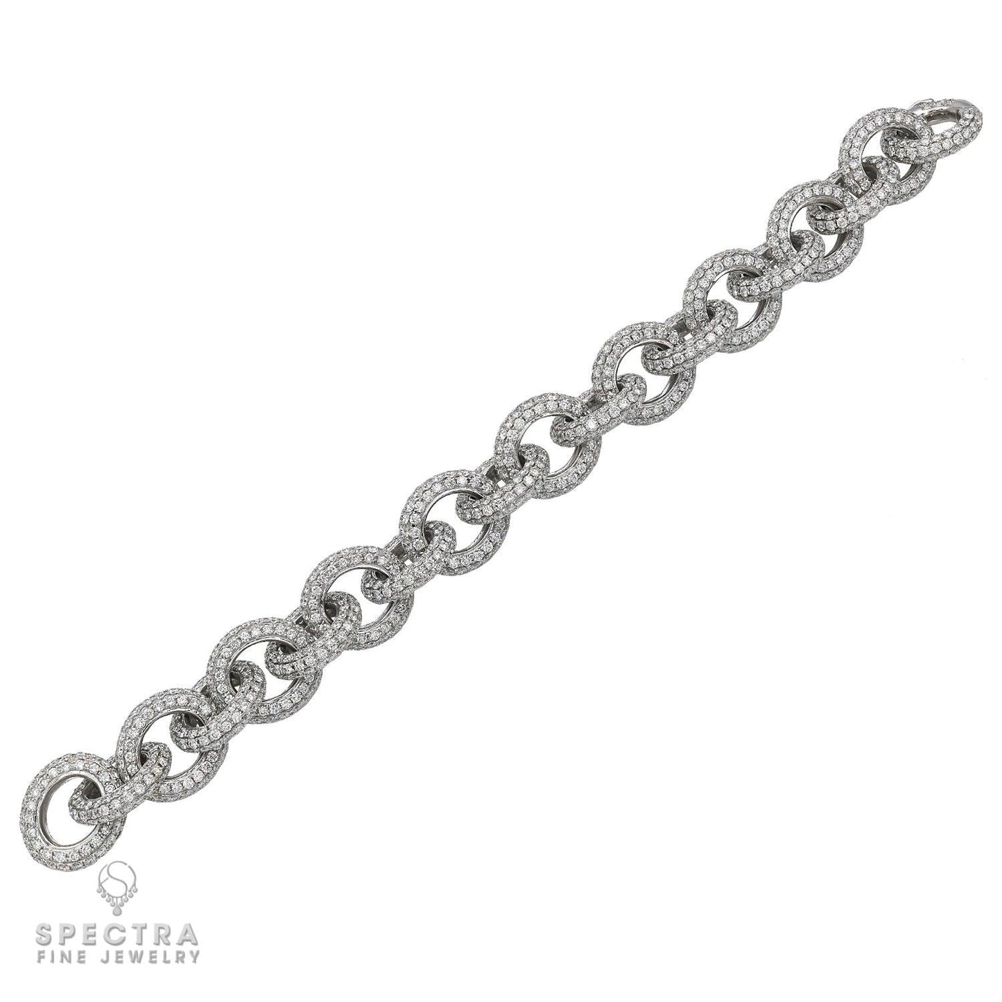 Diamond Pave Chain Link Bracelet | Spectra Fine Jewelry