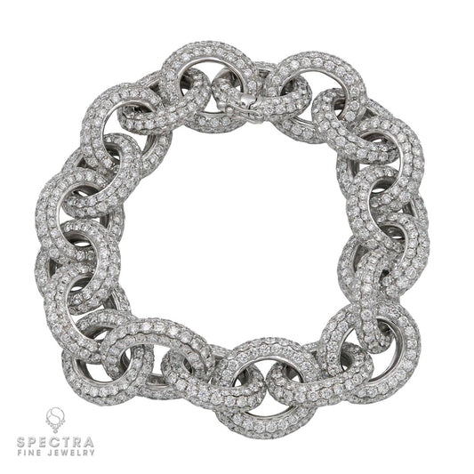 Diamond Pave Chain Link Bracelet | Spectra Fine Jewelry