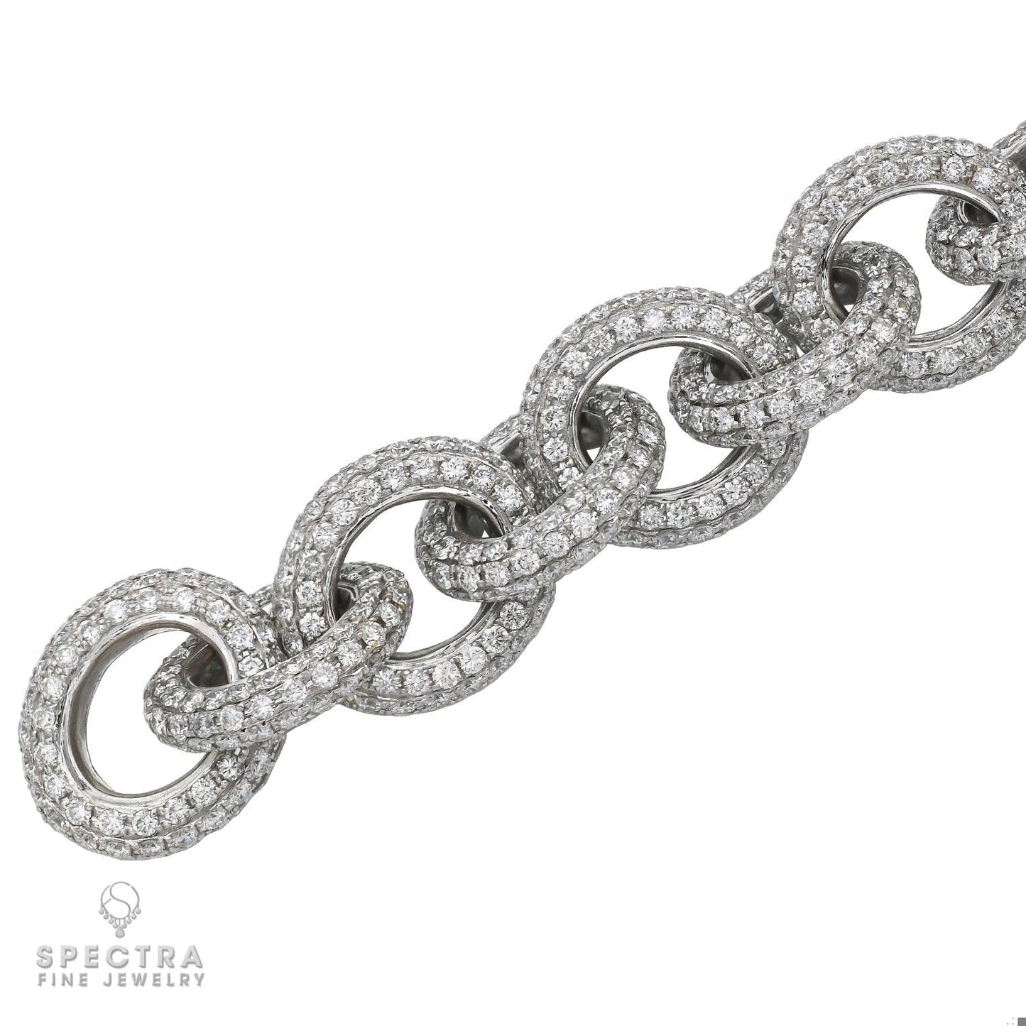 Diamond Pave Chain Link Bracelet | Spectra Fine Jewelry