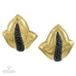 De Grisogono Lily-Inspired Black Diamond Button Earrings