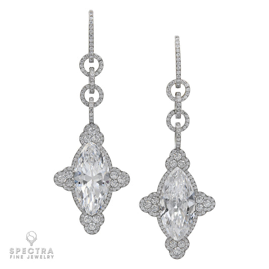 Spectra Fine Jewelry Marquis Diamond Drop Earrings