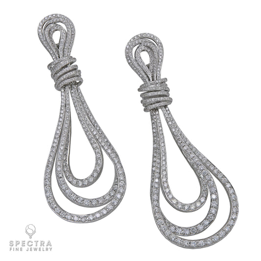 Spectra Fine Jewelry 13.92 cts. Large Rope Earrings