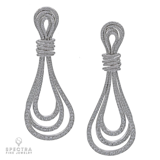 Spectra Fine Jewelry 13.92 cts. Large Rope Earrings
