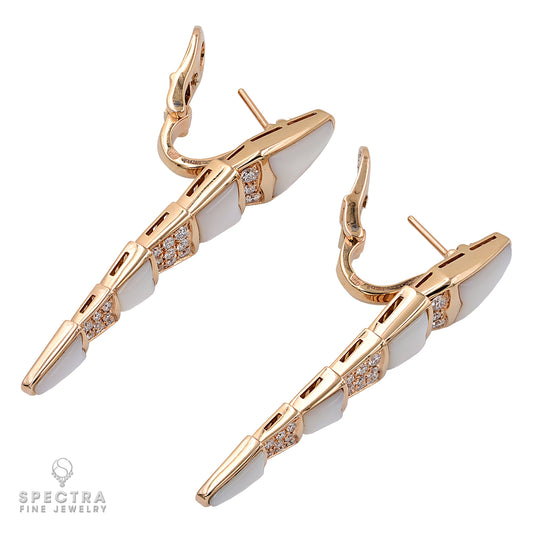 Bulgari's 'Serpenti Earrings |18k rose gold