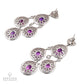 Chopard Pink Sapphire Diamond Chandelier Earrings
