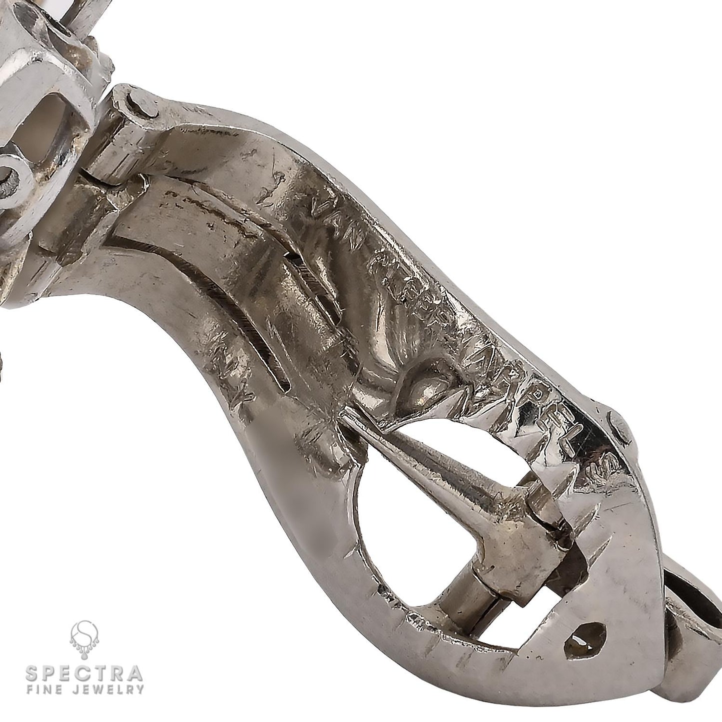 Van Cleef & Arpels Diamond Starburst Earrings, 1940s – Platinum