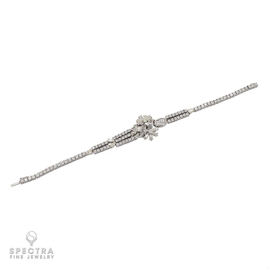 Elegance in White Gold: A Diamond Jewelry Suite