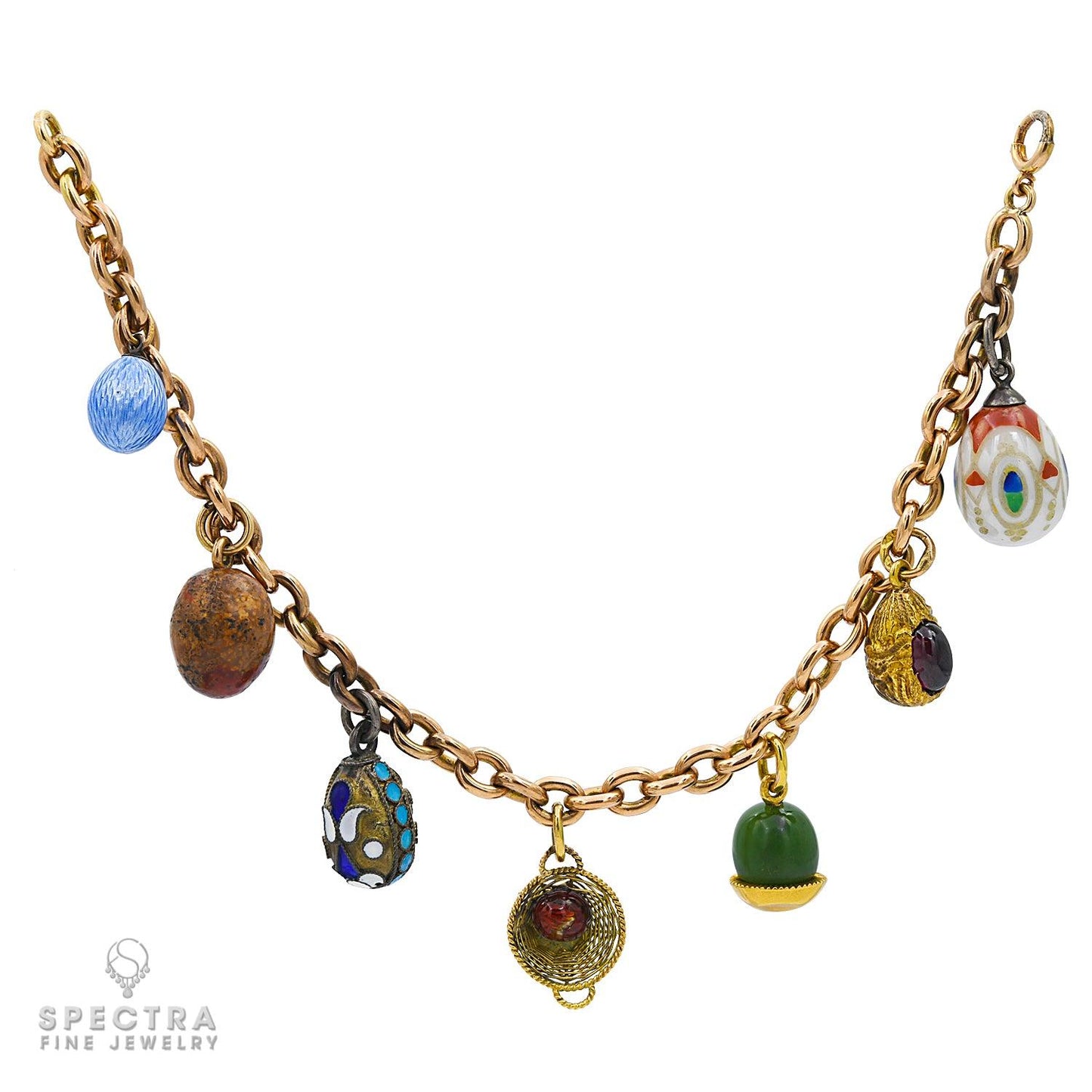 Fabergé Vintage Egg Charm Bracelet