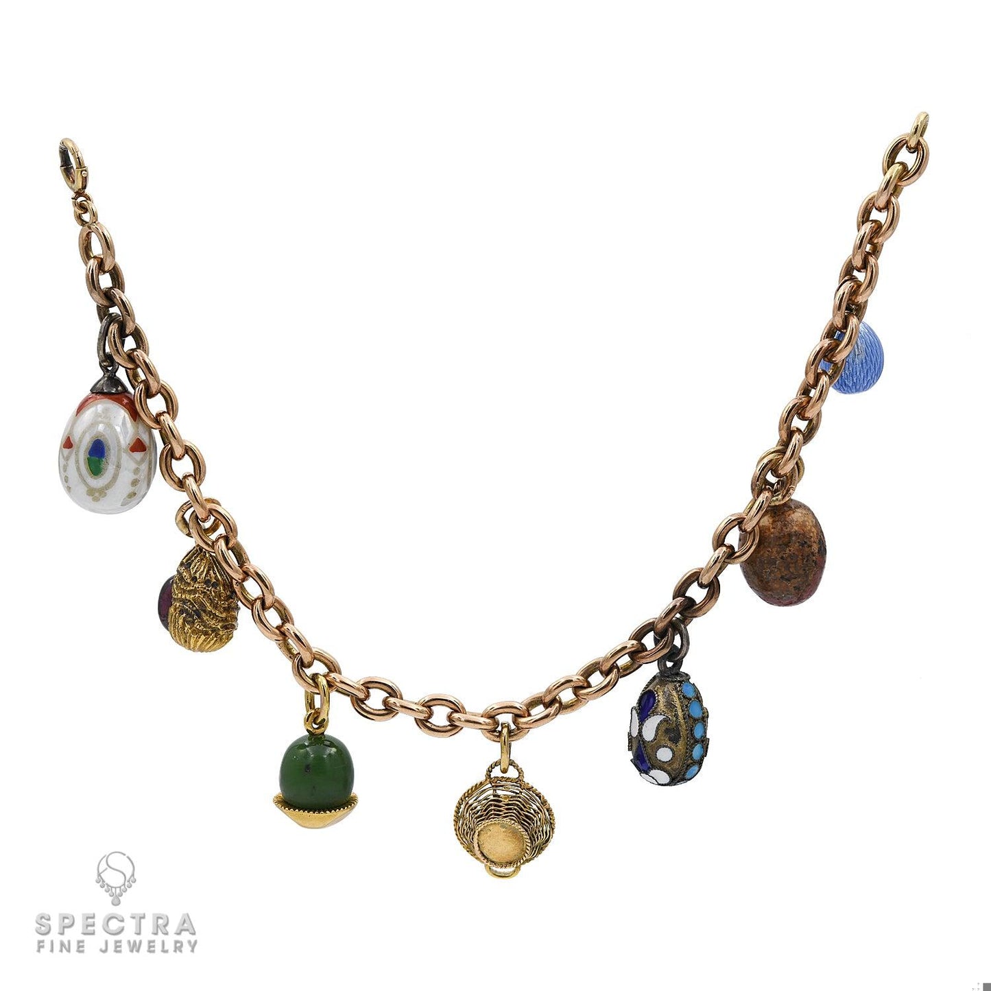 Fabergé Vintage Egg Charm Bracelet