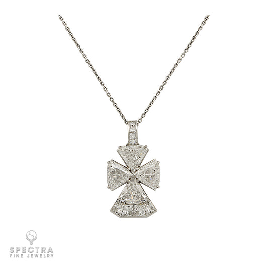 Spectra Fine Jewelry Diamond Cross Pendant Necklace