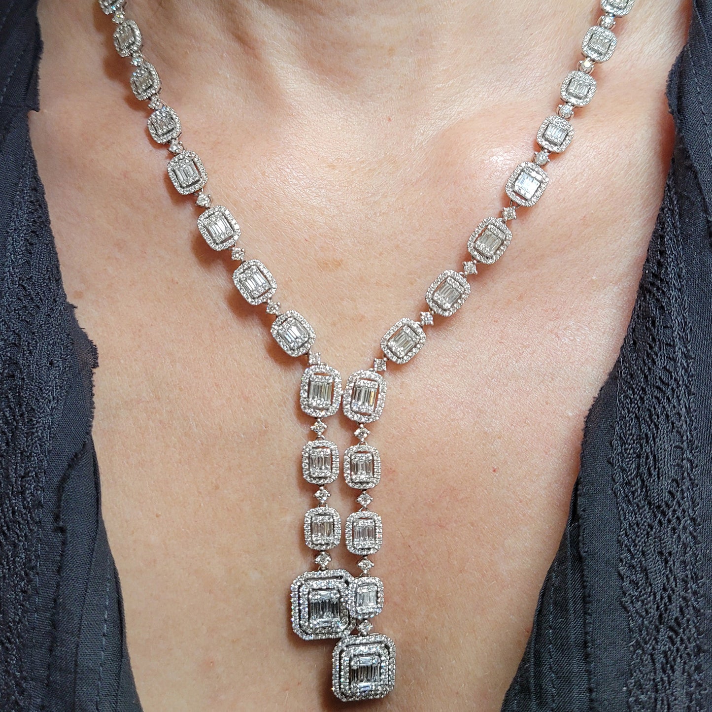 Spectra Fine Jewelry Diamond Cascade Necklace