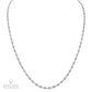 10.73ct Diamond by the Yard Necklace in 18kt White Gold