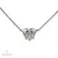 1.58 Carat Heart Shape Diamond Pendant Necklace by Spectra Fine Jewelry