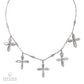 Spectra Fine Jewelry  18.16ct Diamond 5-Cross Necklace