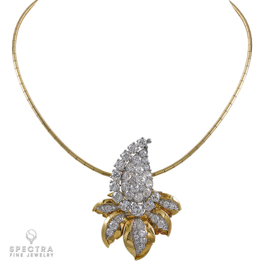 Cartier Art Deco Diamond Pendant Necklace