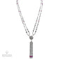 Carezza Ruby Diamond Tassel Necklace
