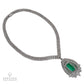 Certified 47.76 Carat Colombian Emerald and Diamond Necklace/Brooch in 18kt White Gold