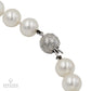 Exquisite 45 South Sea Pearl Bead Necklace with 14k White Gold Clasp and Diamonds - Shop Now!