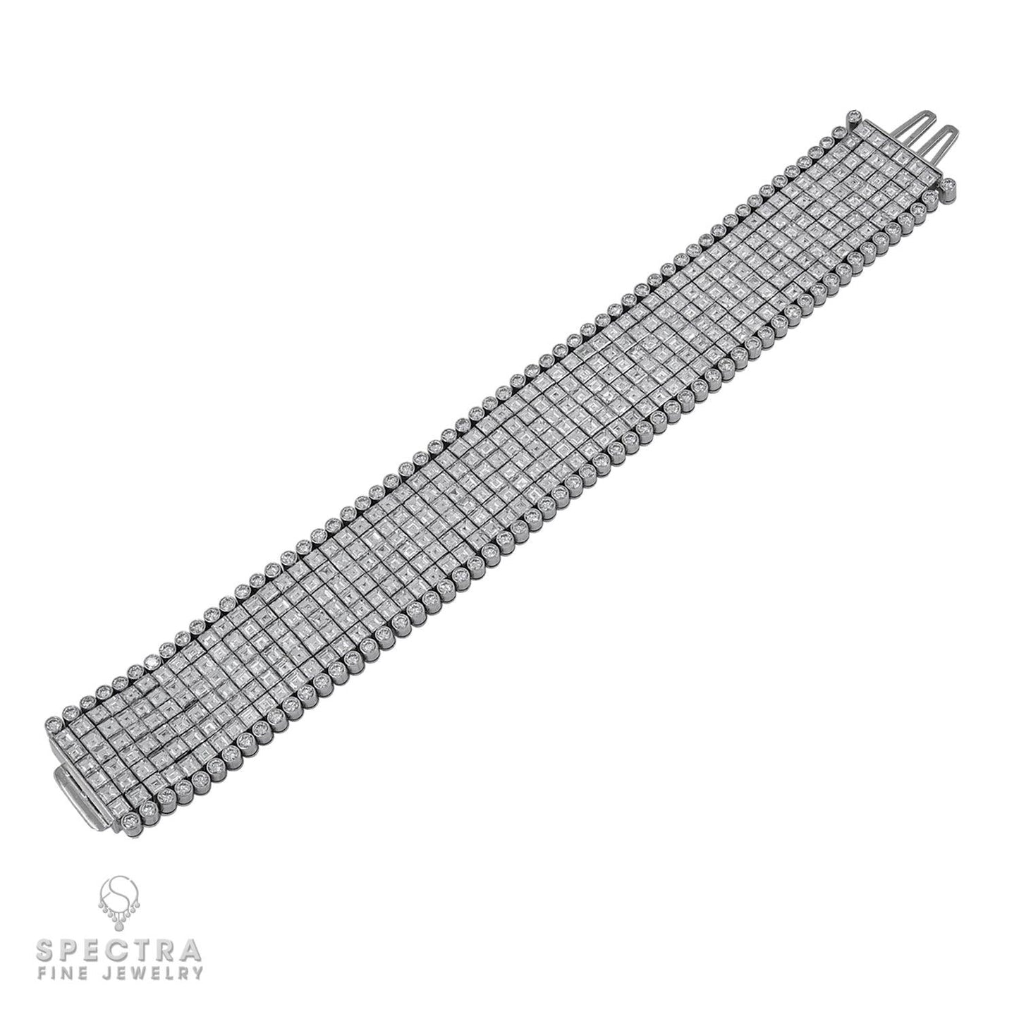 Oscar Heyman Vintage Diamond Articulated Bracelet