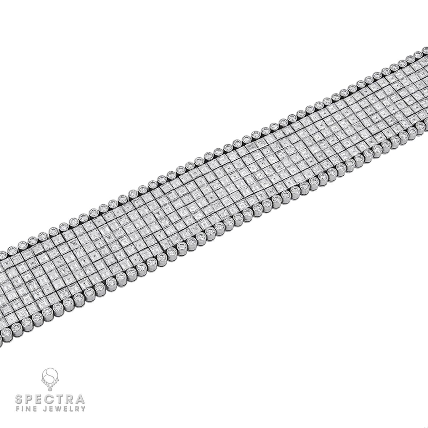 Oscar Heyman Vintage Diamond Articulated Bracelet