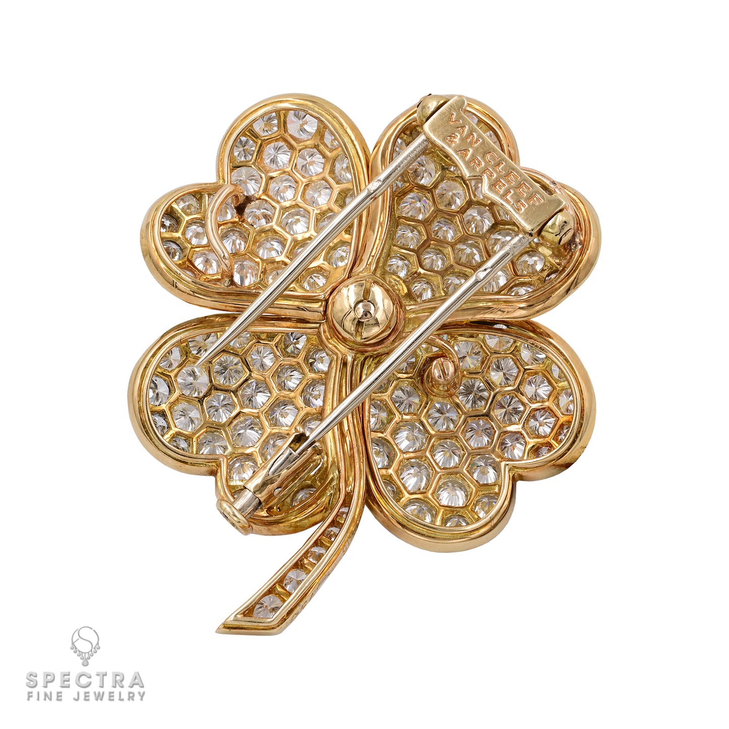 Van Cleef & Arpels Cosmos Large Diamond Brooch & Pendant – Signed Fine Jewelry