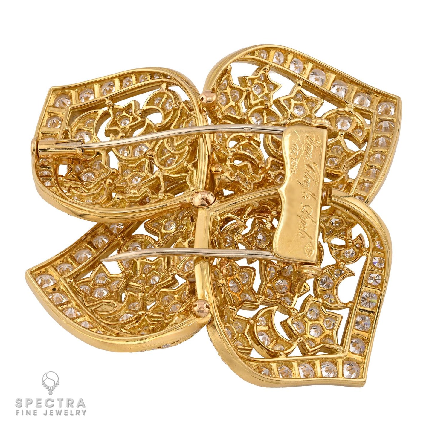 Van Cleef & Arpels Sirius Diamond Brooch in 18K Gold, 11.50ct