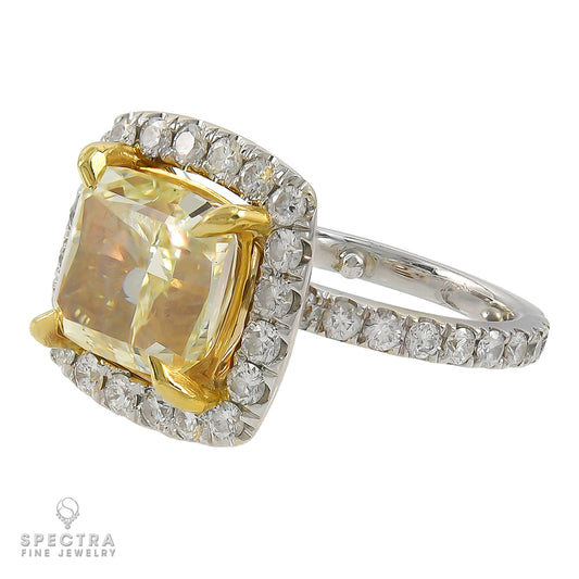 Spectra Fine Jewelry 5.72 ct. Fancy Yellow Diamond Ring
