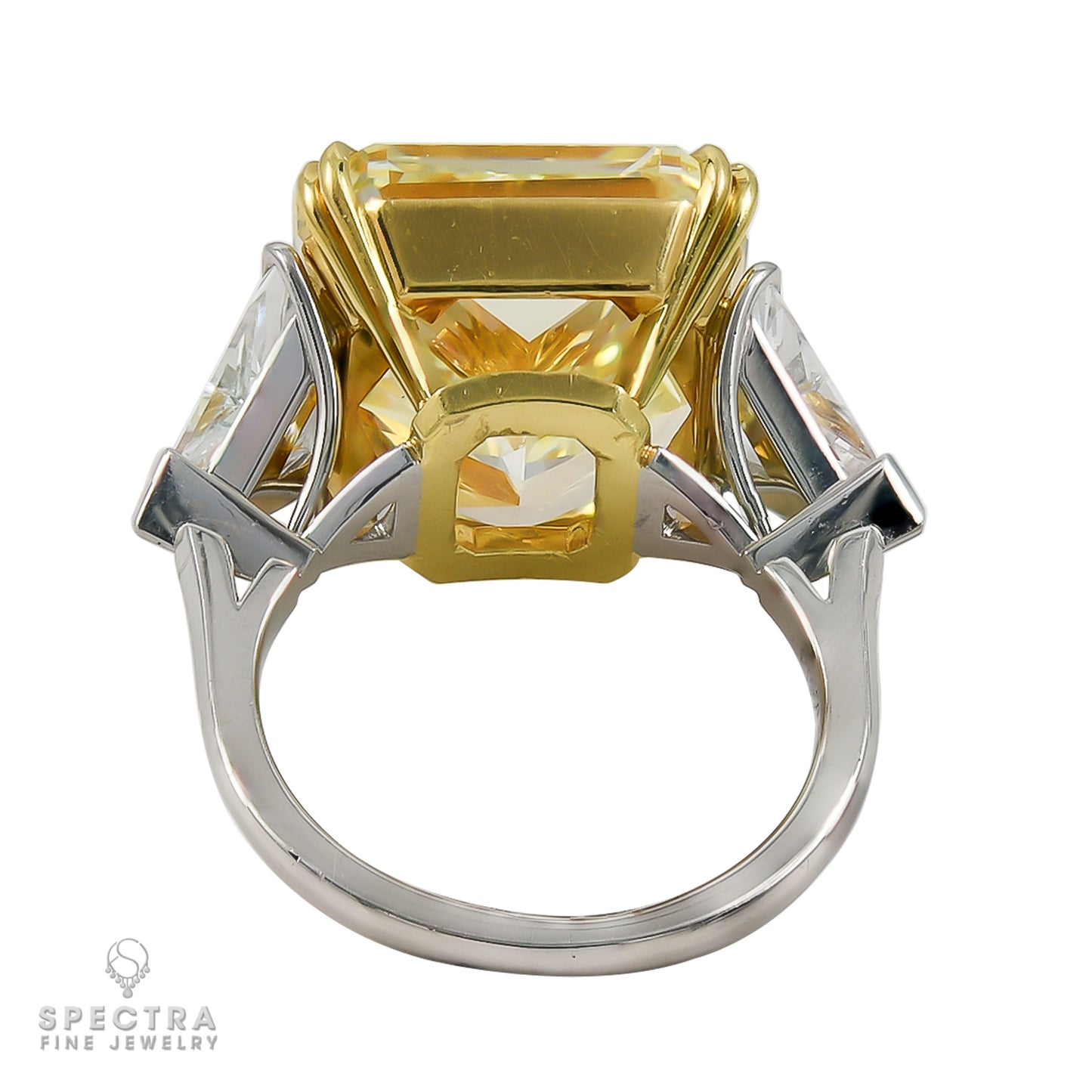 Spectra Fine Jewelry 20.11ct Canary Diamond Engagement Ring
