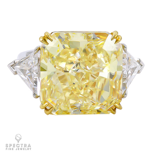 Spectra Fine Jewelry 20.11ct Canary Diamond Engagement Ring