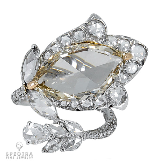 Spectra Fine Jewelry 5.04 ct. Champagne Diamond Cocktail Ring