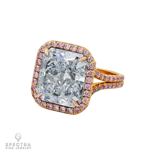 Spectra Fine Jewelry 9.01ct Fancy Blue VVS2 Diamond Ring  A Rare Masterpiece of Elegance and Sophistication