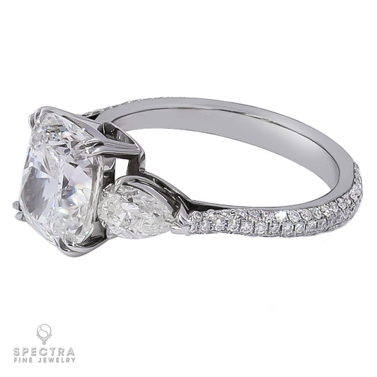 Spectra Fine Jewelry  3.05 ct. Diamond Three-Stone Engagement Ring